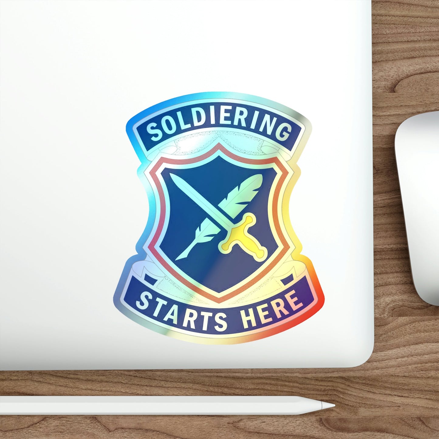 95th Adjutant General Battalion (U.S. Army) Holographic STICKER Die-Cut Vinyl Decal-The Sticker Space