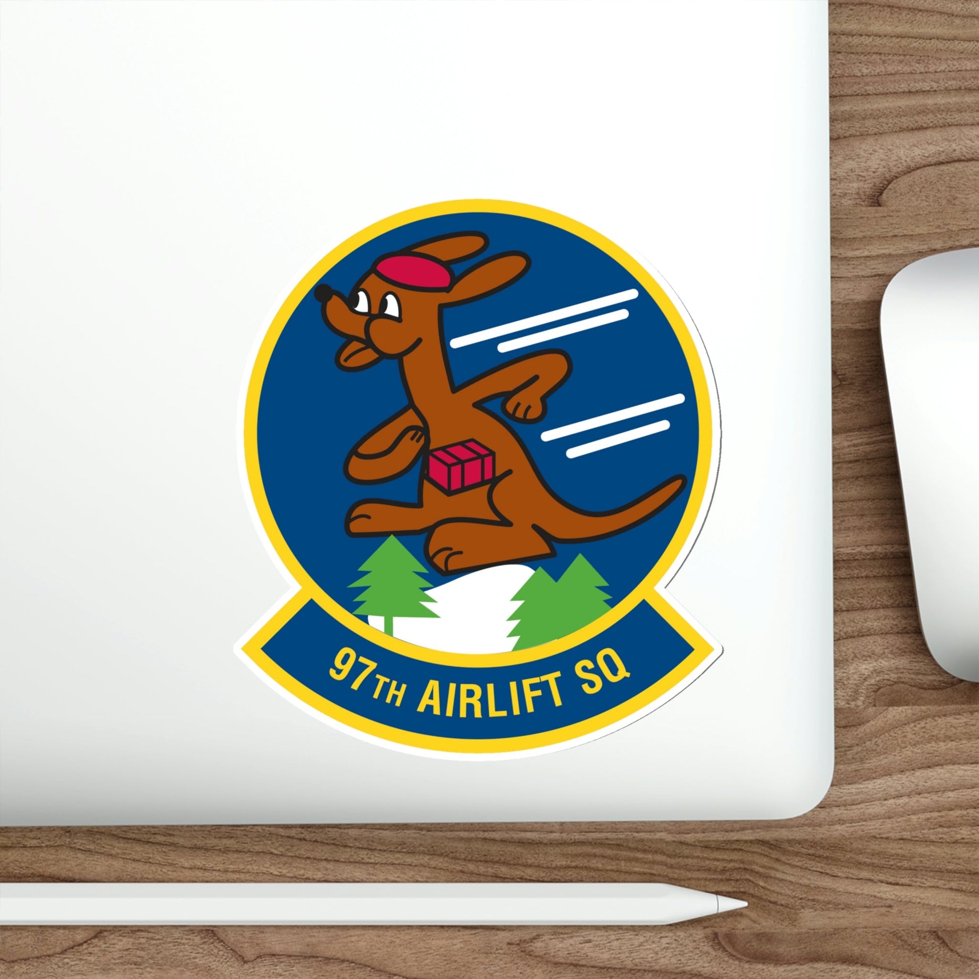 97 Airlift Squadron AFRC (U.S. Air Force) STICKER Vinyl Die-Cut Decal-The Sticker Space