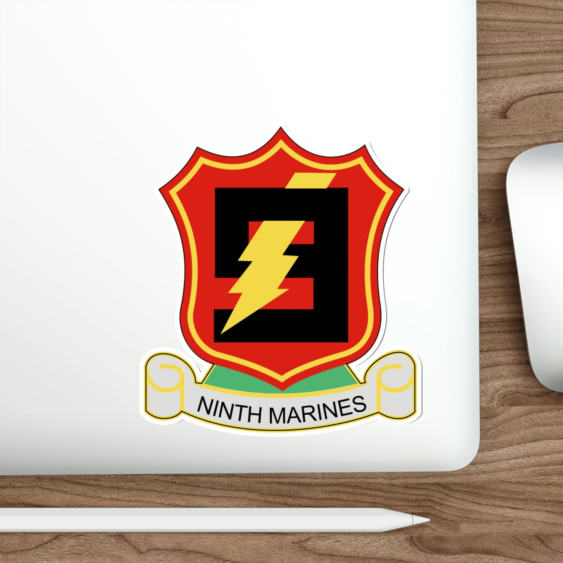 9THMARINES (USMC) STICKER Vinyl Die-Cut Decal-The Sticker Space