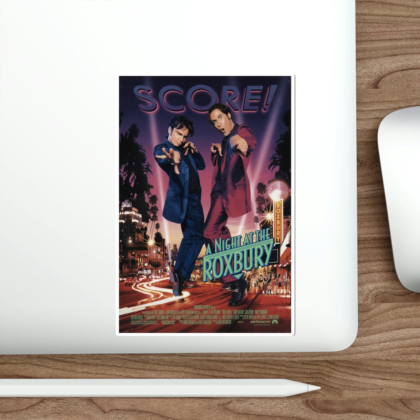A Night at the Roxbury 1998 Movie Poster STICKER Vinyl Die-Cut Decal-The Sticker Space