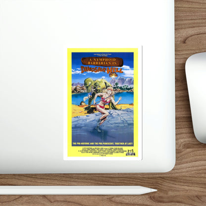 A Nymphoid Barbarian in Dinosaur Hell 1991 Movie Poster STICKER Vinyl Die-Cut Decal-The Sticker Space