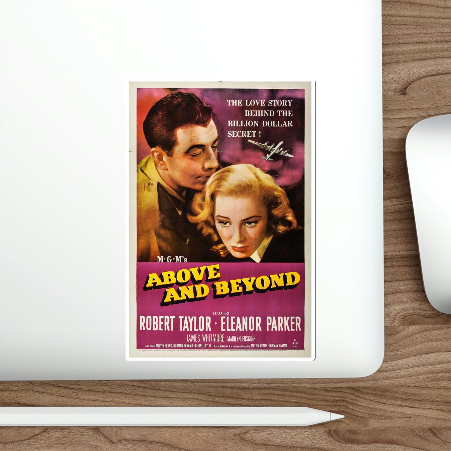 Above and Beyond 1952 Movie Poster STICKER Vinyl Die-Cut Decal-The Sticker Space