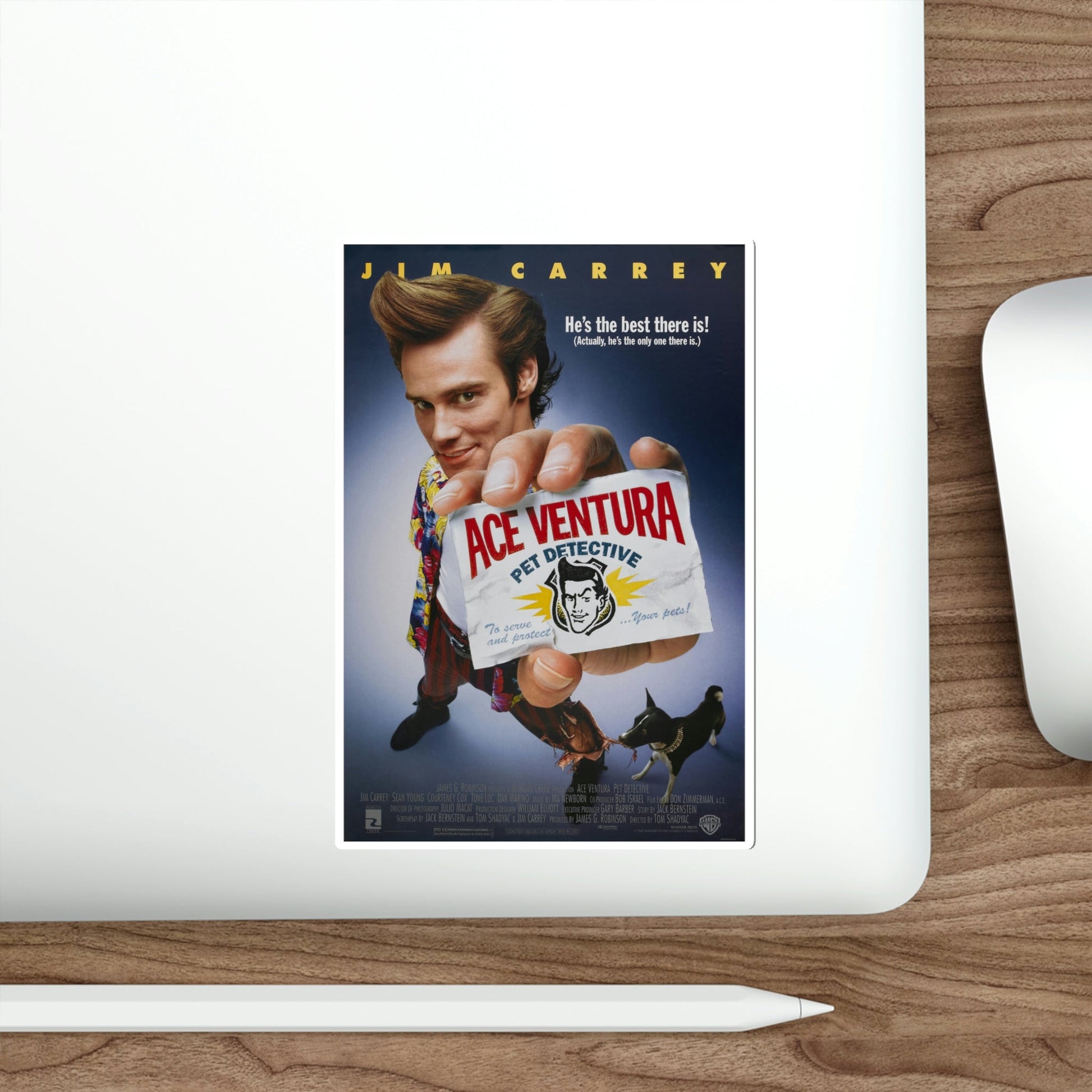 Ace Ventura Pet Detective 1994 Movie Poster STICKER Vinyl Die-Cut Decal-The Sticker Space