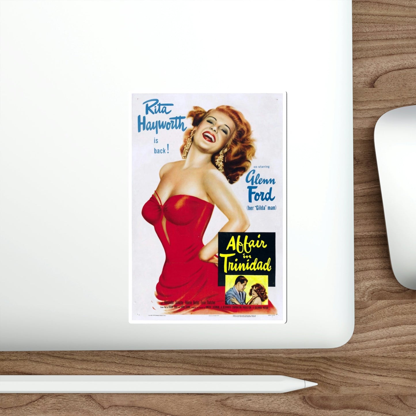 Affair in Trinidad 1952 Movie Poster STICKER Vinyl Die-Cut Decal-The Sticker Space