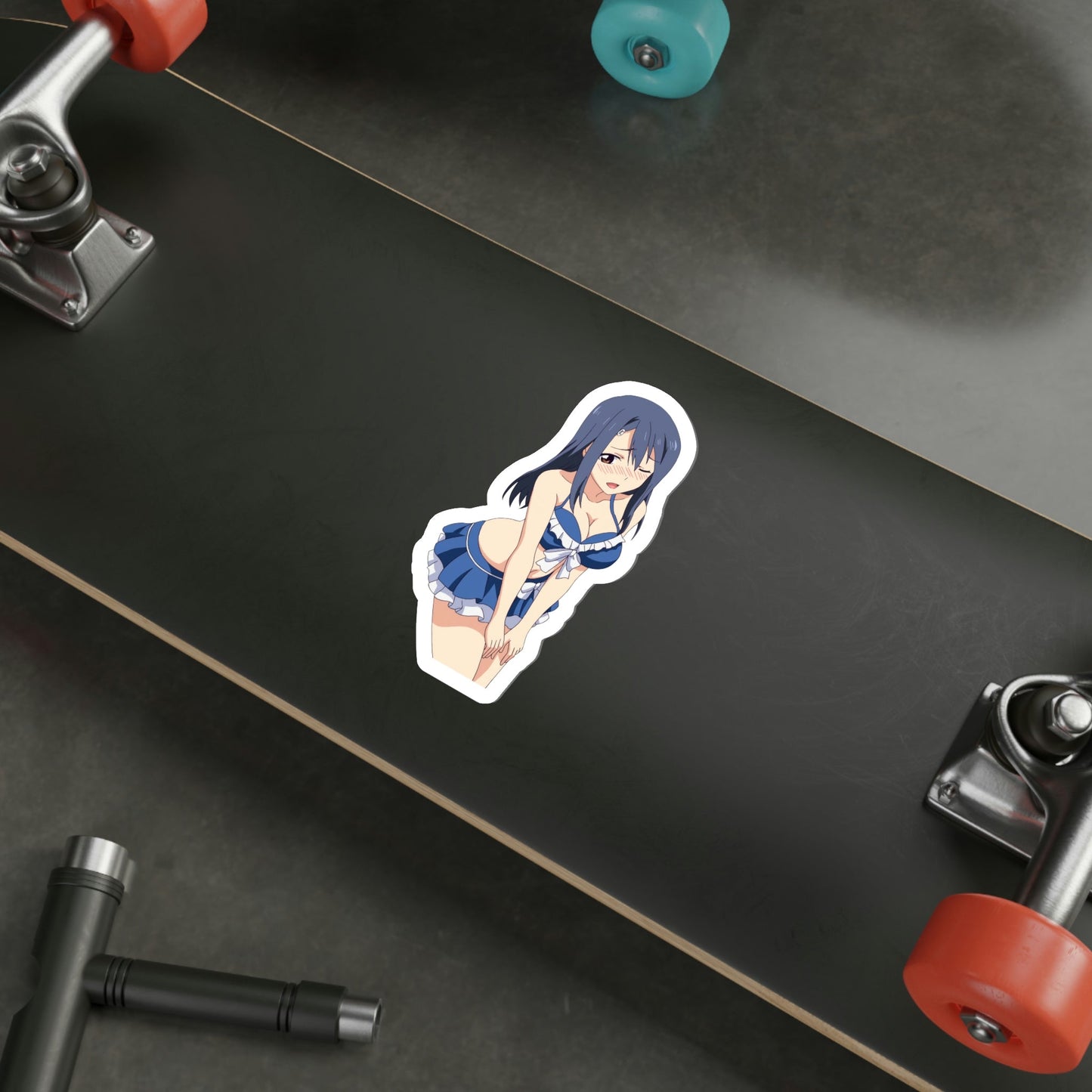 Aho Girl - Fuuki Iinchou v3 (Anime/Ecchi/Waifu) STICKER Vinyl Die-Cut Decal-The Sticker Space