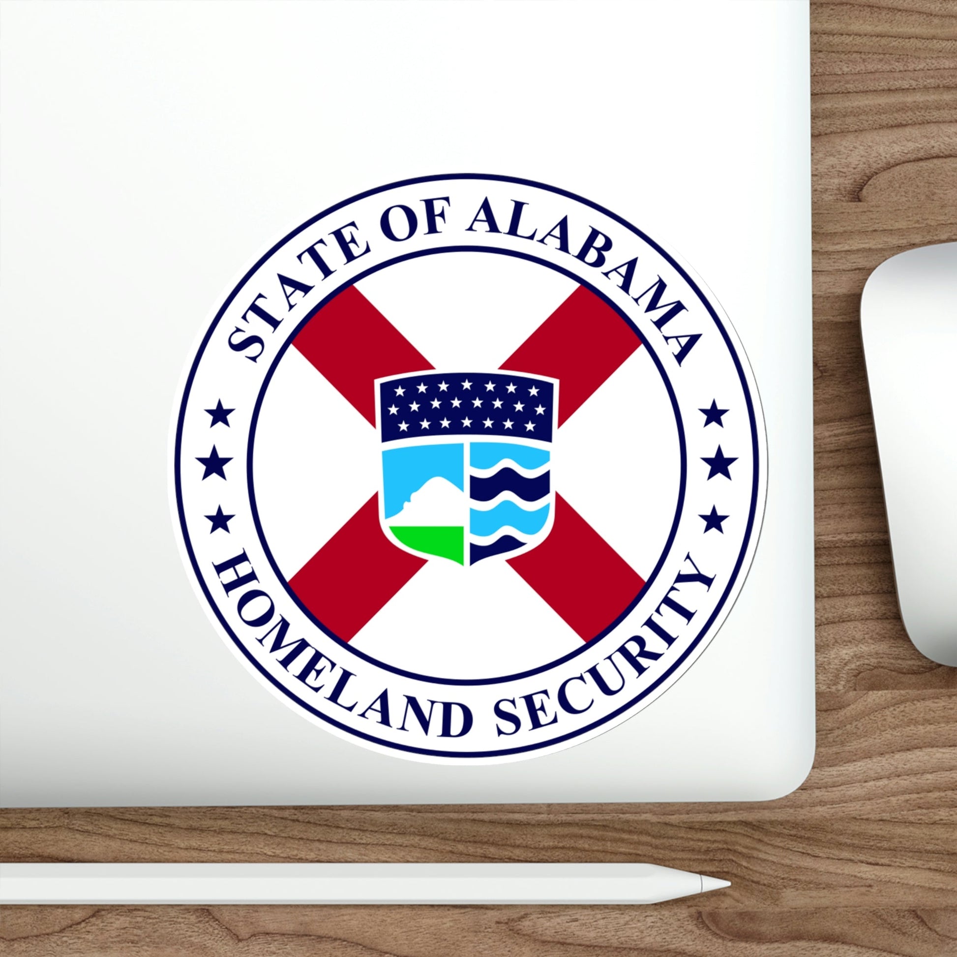 Alabama Department of Homeland Security STICKER Vinyl Die-Cut Decal-The Sticker Space