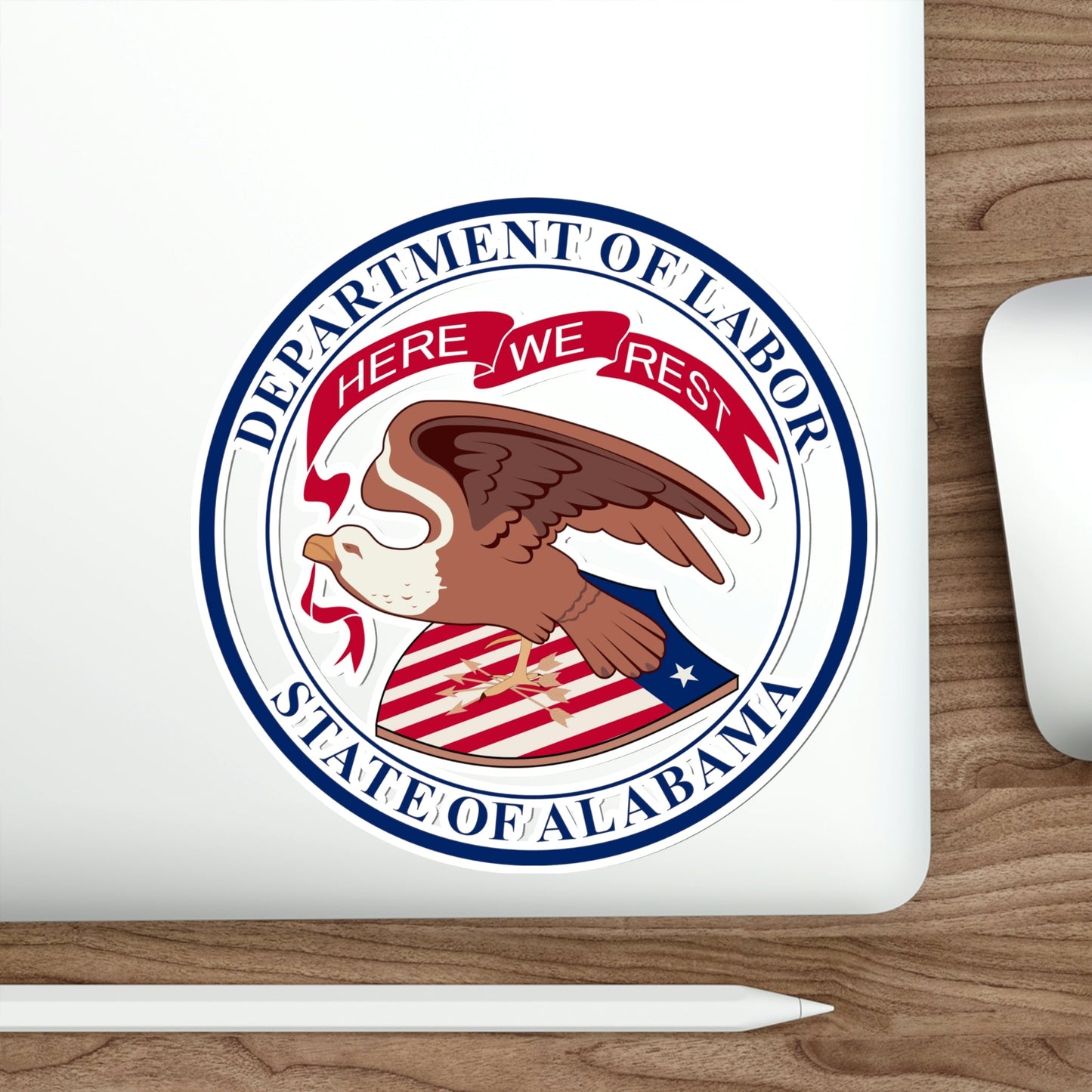 Alabama Department of Labor STICKER Vinyl Die-Cut Decal-The Sticker Space