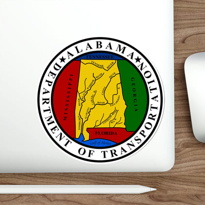 Alabama Department of Transportation STICKER Vinyl Die-Cut Decal-The Sticker Space