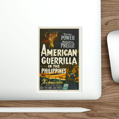 American Guerrilla in Philippines 1950 Movie Poster STICKER Vinyl Die-Cut Decal-The Sticker Space