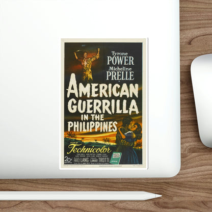 American Guerrilla in Philippines 1950 Movie Poster STICKER Vinyl Die-Cut Decal-The Sticker Space