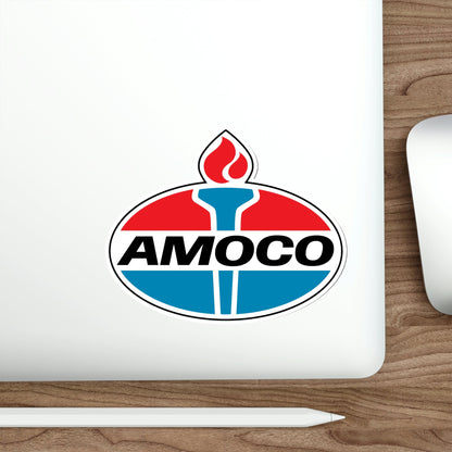 Amoco Gas Station Logo STICKER Vinyl Die-Cut Decal-The Sticker Space