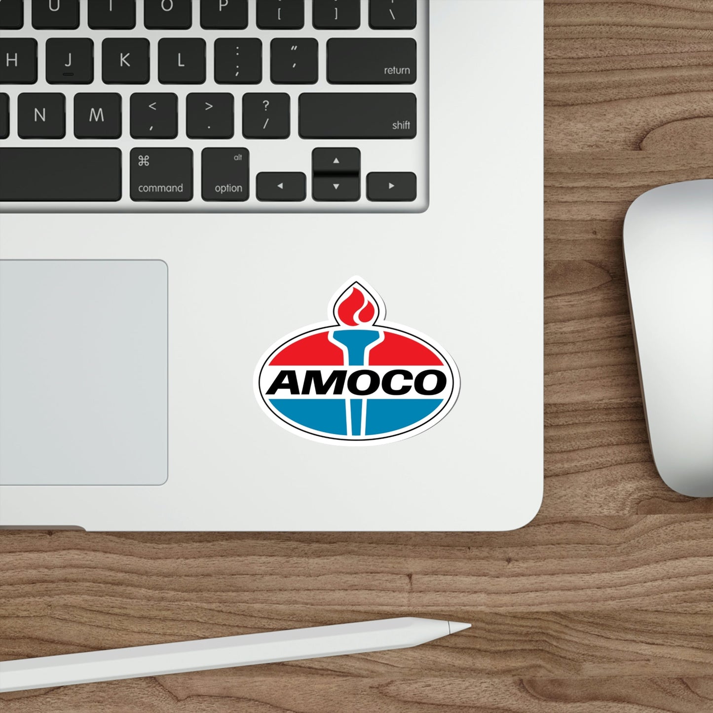 Amoco Gas Station Logo STICKER Vinyl Die-Cut Decal-The Sticker Space