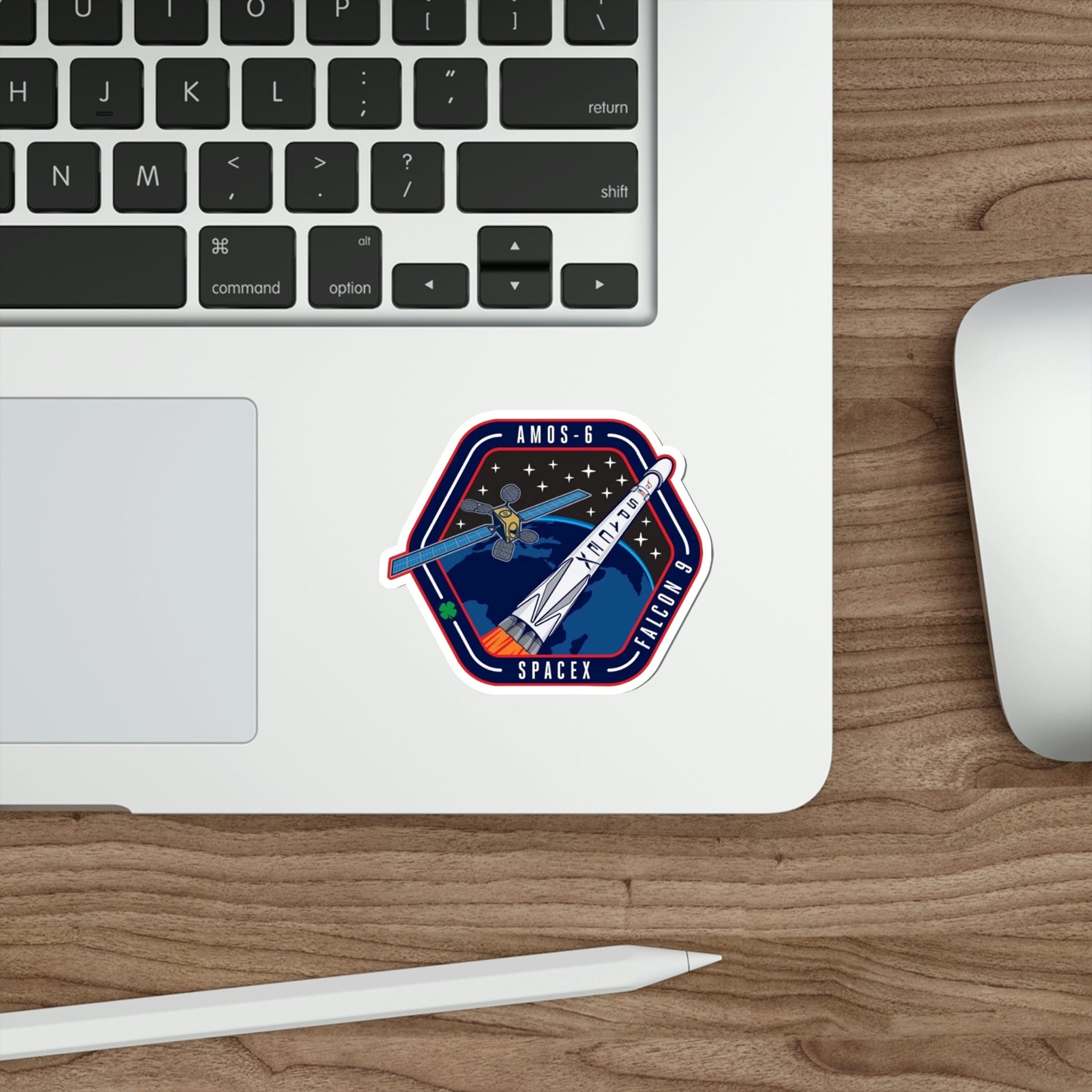 Amos-6 (SpaceX) STICKER Vinyl Die-Cut Decal-The Sticker Space