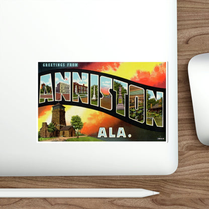 Anniston Alabama (Greeting Cards) STICKER Vinyl Die-Cut Decal-The Sticker Space