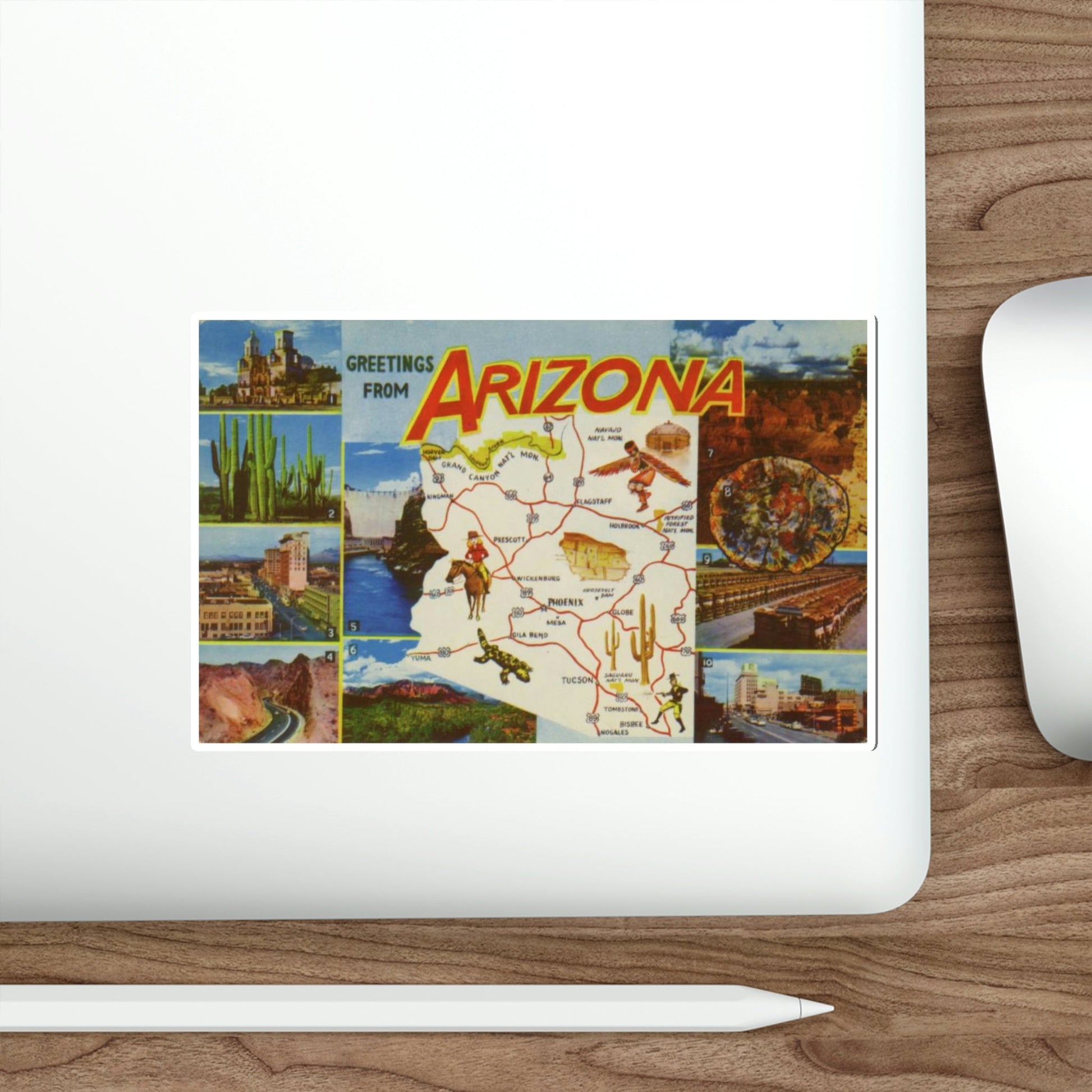 Arizona (Greeting Cards) STICKER Vinyl Die-Cut Decal-The Sticker Space