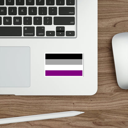 Asexual Pride Flag STICKER Vinyl Die-Cut Decal-The Sticker Space