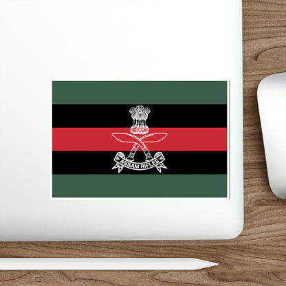 Assam Rifles Flag (India) STICKER Vinyl Die-Cut Decal-The Sticker Space