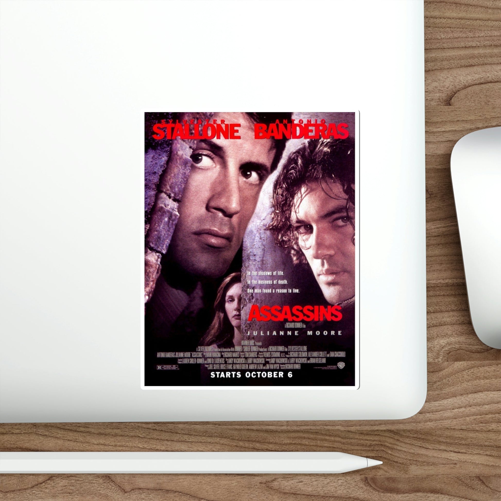 Assassins 1995 Movie Poster STICKER Vinyl Die-Cut Decal-The Sticker Space