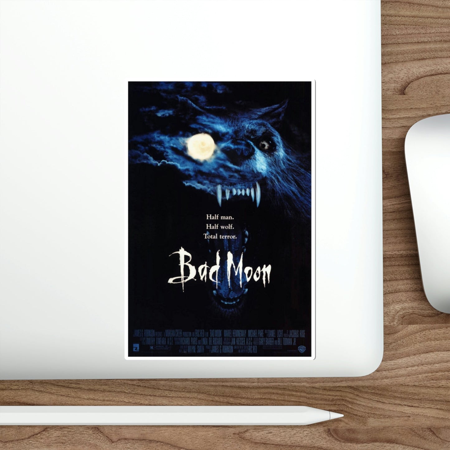 Bad Moon 1996 Movie Poster STICKER Vinyl Die-Cut Decal-The Sticker Space