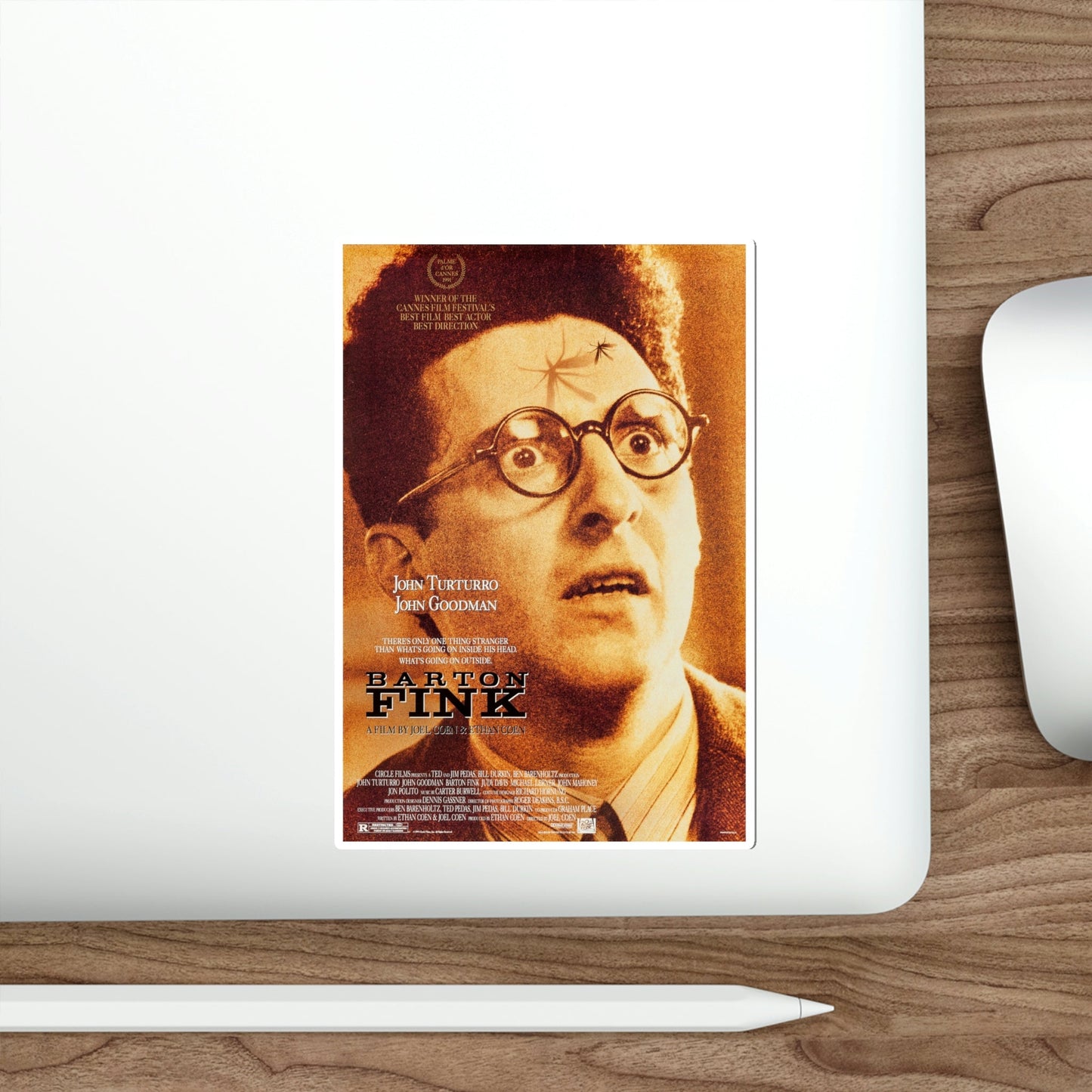 Barton Fink 1991 Movie Poster STICKER Vinyl Die-Cut Decal-The Sticker Space