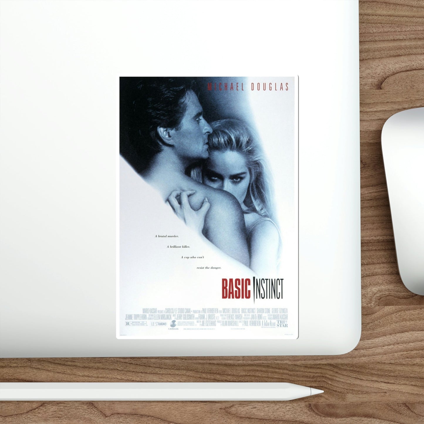 Basic Instinct 1992 Movie Poster STICKER Vinyl Die-Cut Decal-The Sticker Space