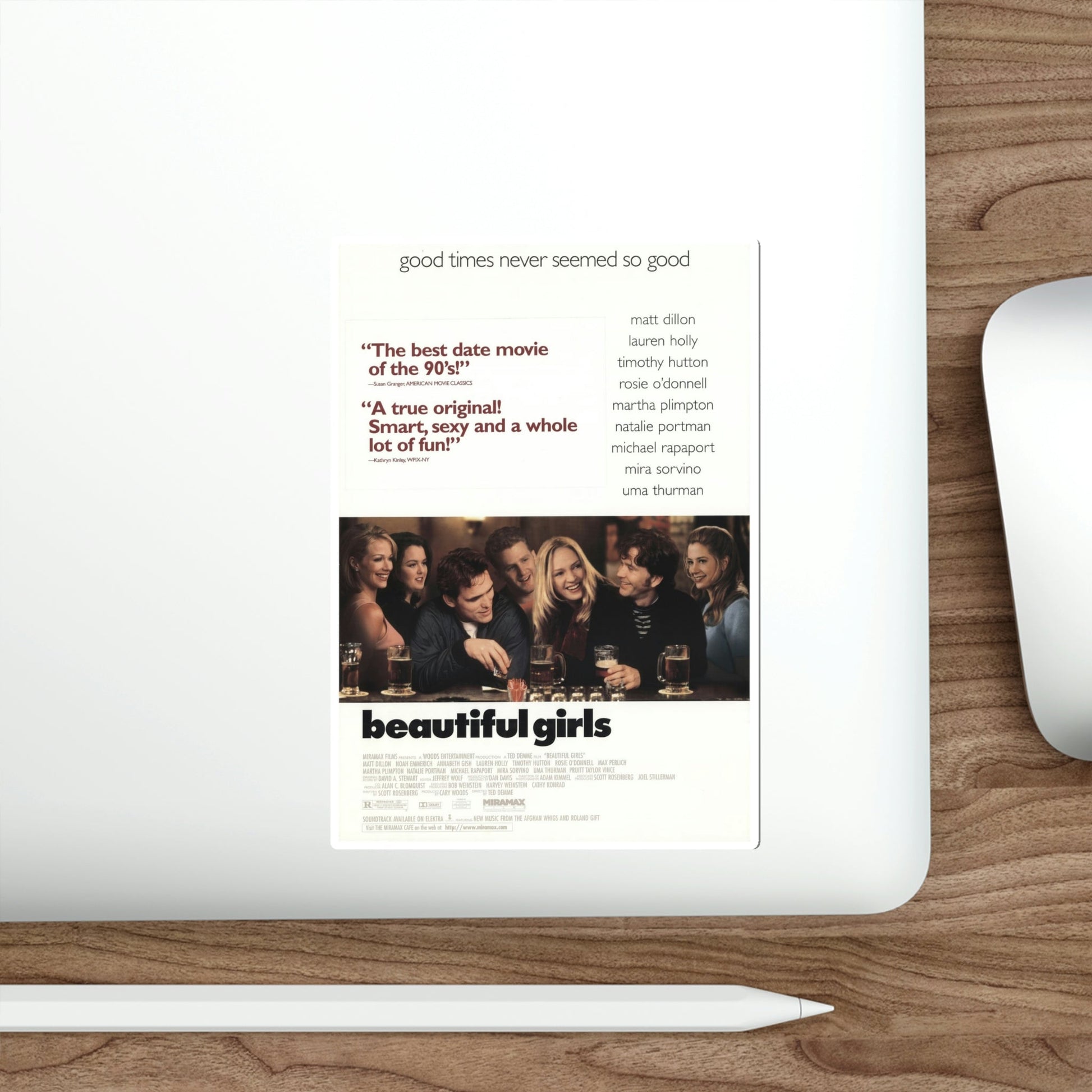 Beautiful Girls 1996 Movie Poster STICKER Vinyl Die-Cut Decal-The Sticker Space