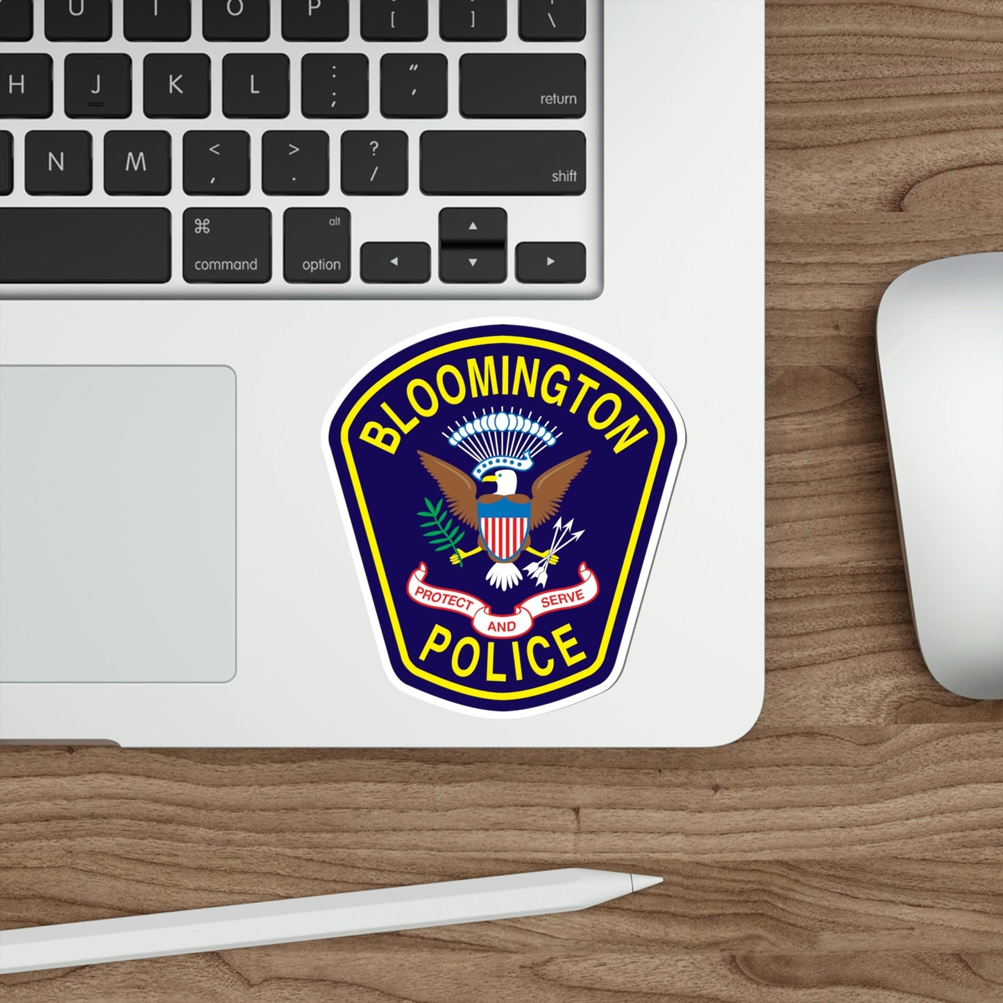 Bloomington Police Department Clinton Utah STICKER Vinyl Die-Cut Decal-The Sticker Space