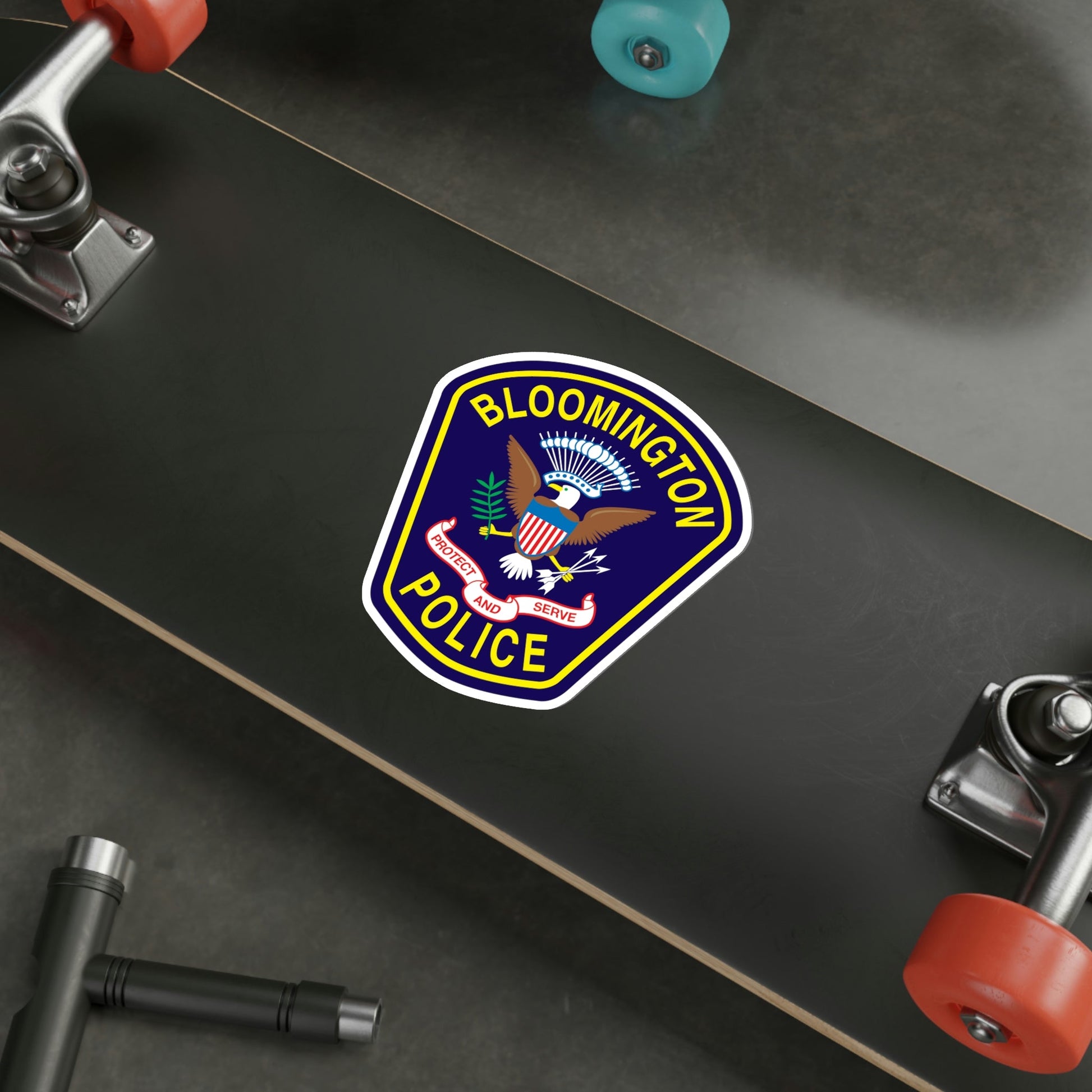 Bloomington Police Department Clinton Utah STICKER Vinyl Die-Cut Decal-The Sticker Space