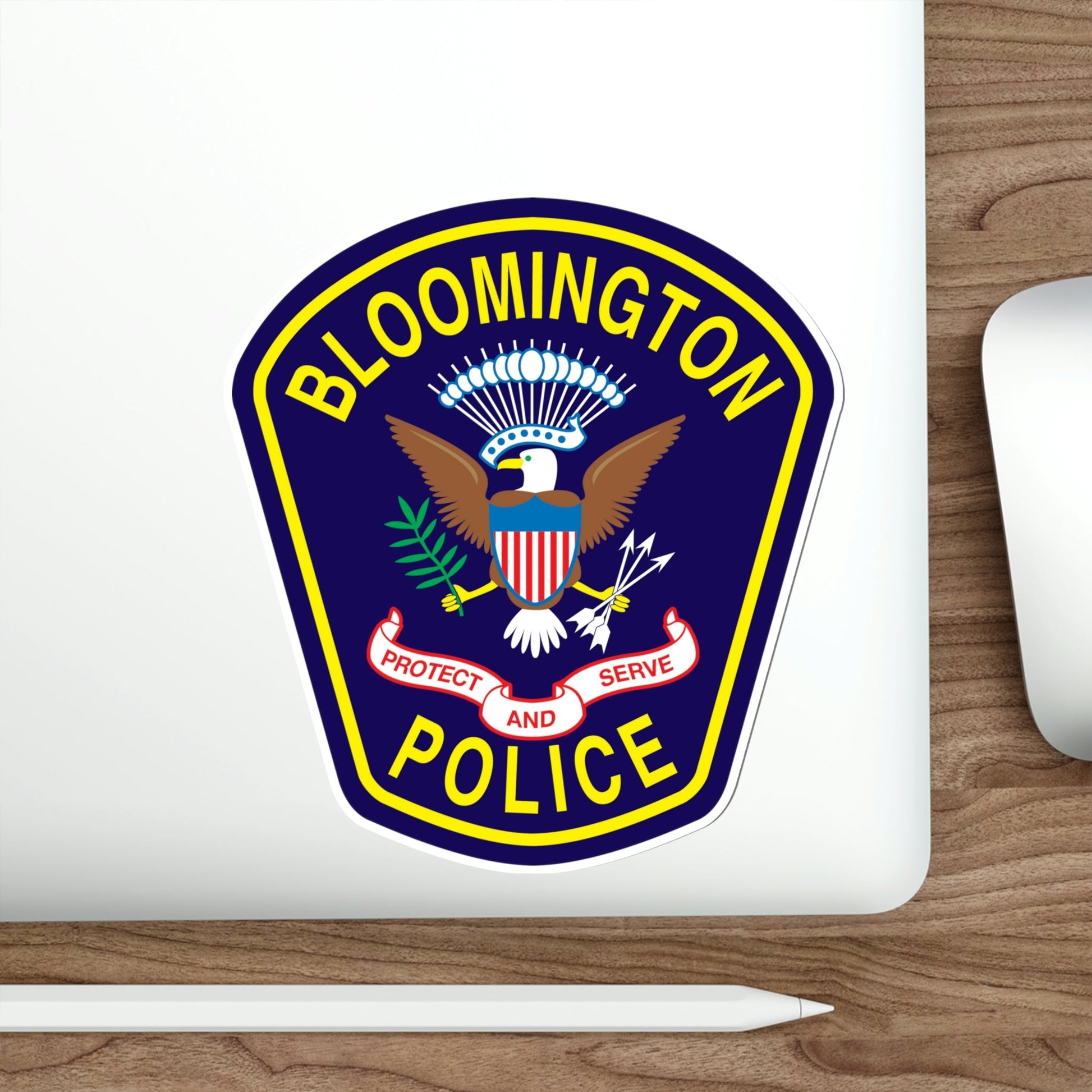 Bloomington Police Department Clinton Utah STICKER Vinyl Die-Cut Decal-The Sticker Space