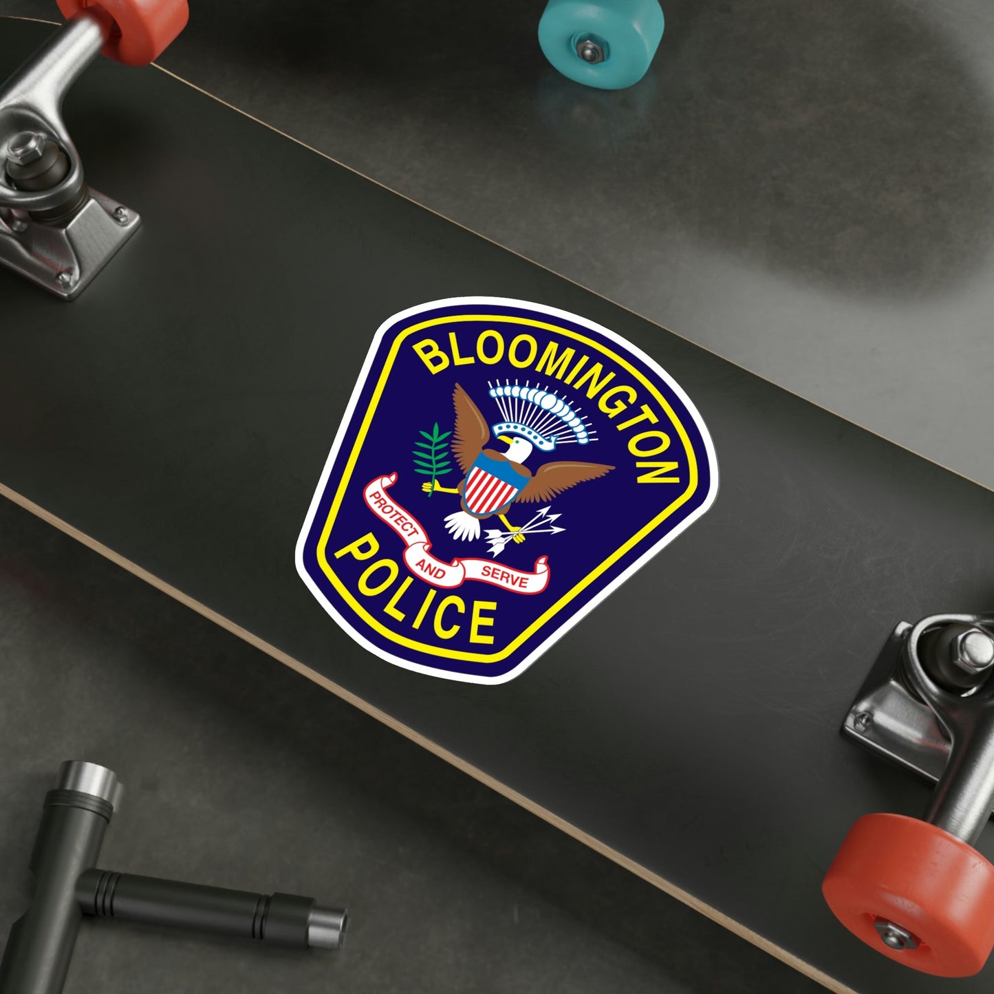 Bloomington Police Department Clinton Utah STICKER Vinyl Die-Cut Decal-The Sticker Space