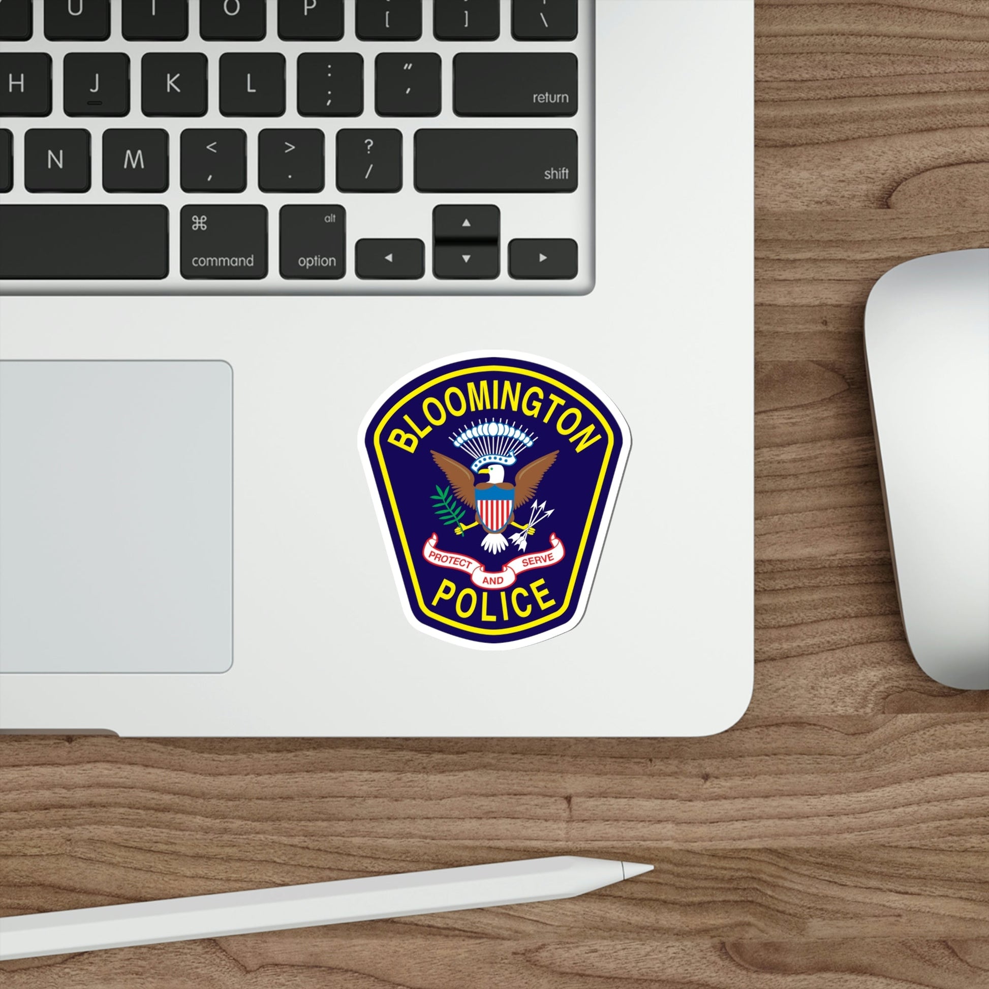 Bloomington Police Department Clinton Utah STICKER Vinyl Die-Cut Decal-The Sticker Space