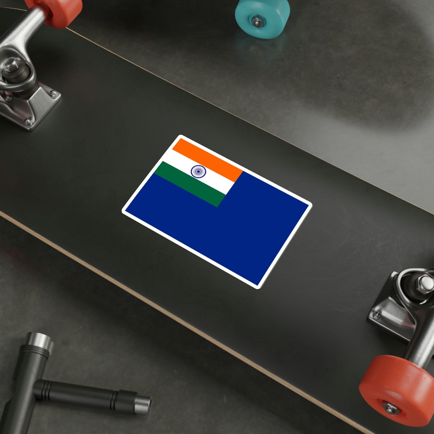 Blue Ensign of India (India) STICKER Vinyl Die-Cut Decal-The Sticker Space