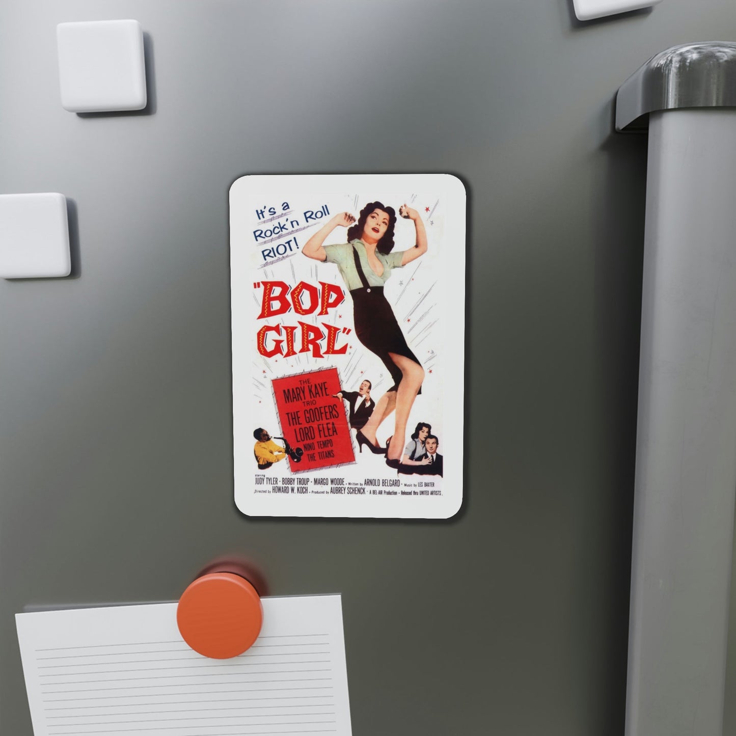 Bop Girl 1957 Movie Poster Die-Cut Magnet-The Sticker Space