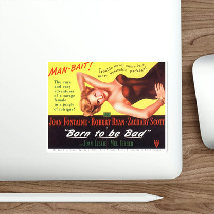 Born to Be Bad 1950 Movie Poster STICKER Vinyl Die-Cut Decal-The Sticker Space