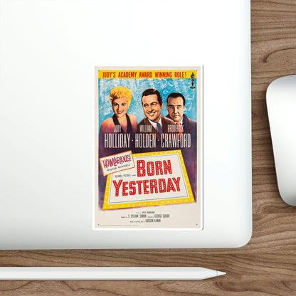 Born Yesterday 1950 Movie Poster STICKER Vinyl Die-Cut Decal-The Sticker Space