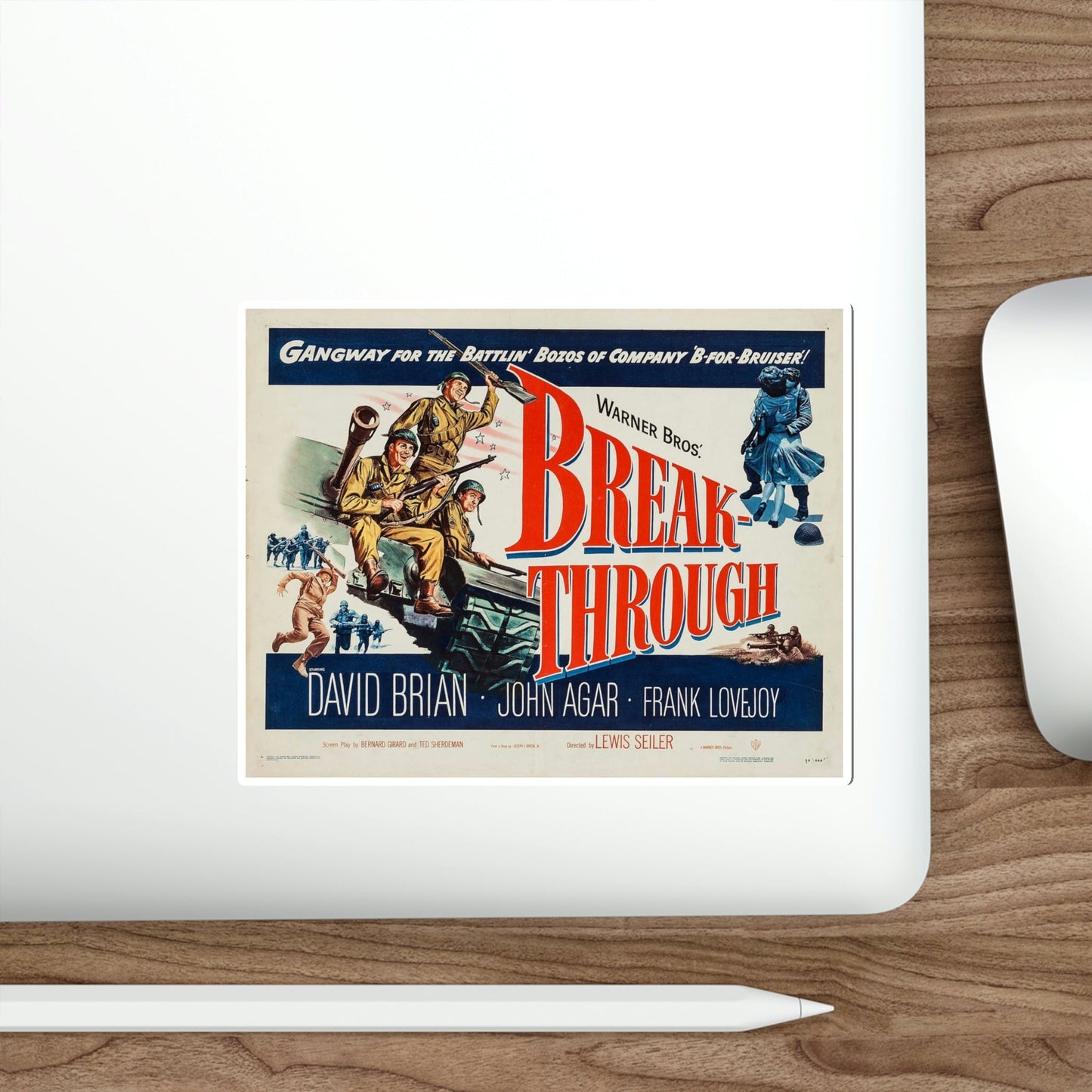 Breakthrough 1950 v2 Movie Poster STICKER Vinyl Die-Cut Decal-The Sticker Space