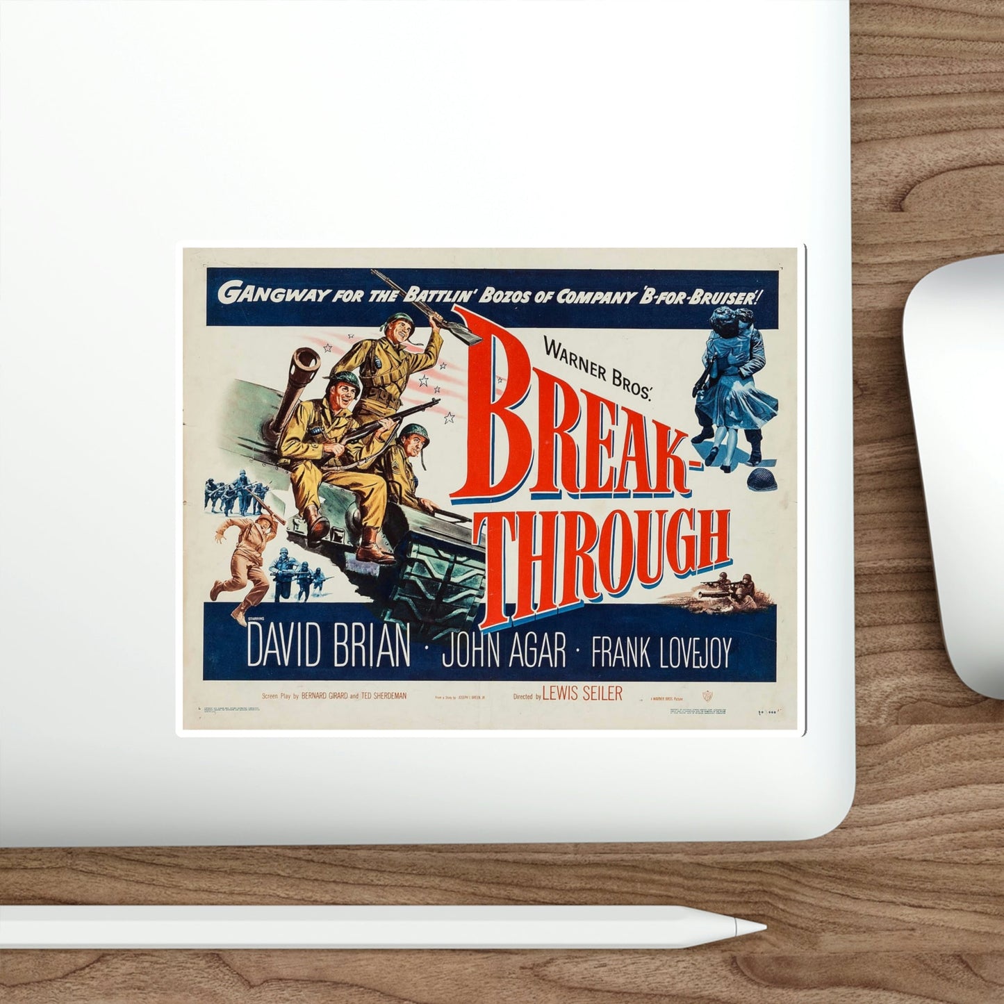 Breakthrough 1950 v2 Movie Poster STICKER Vinyl Die-Cut Decal-The Sticker Space