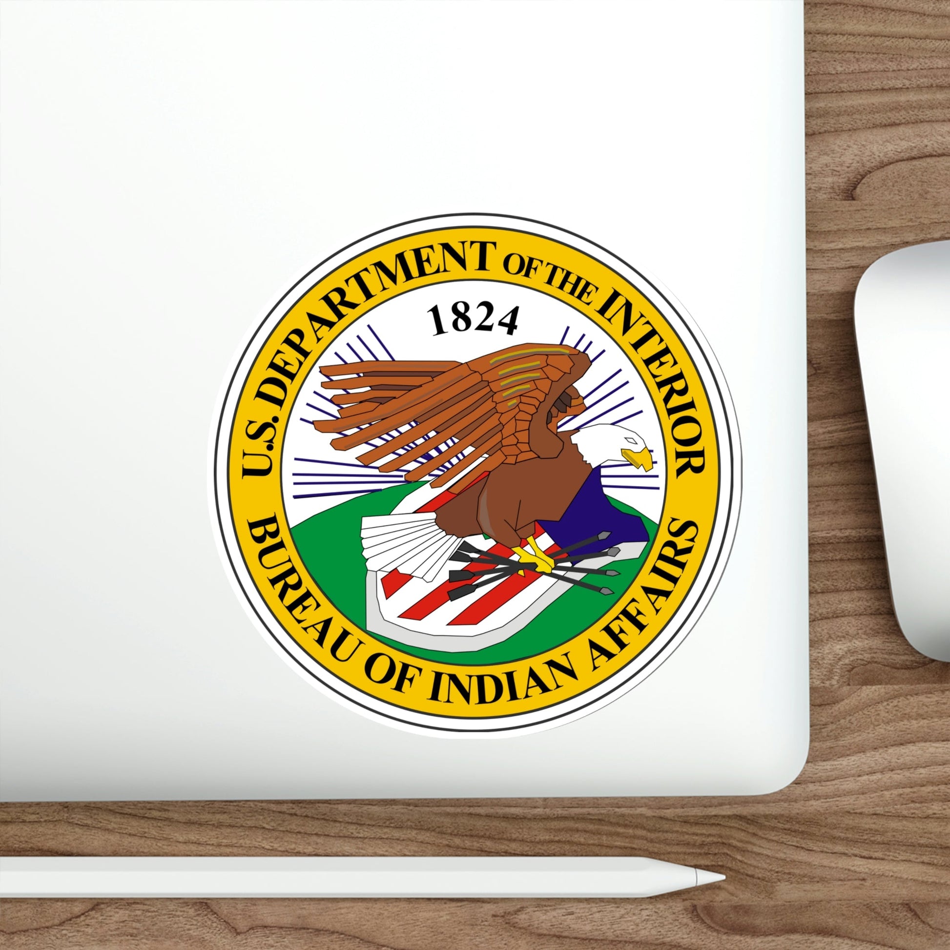 Bureau of Indian Affairs STICKER Vinyl Die-Cut Decal-The Sticker Space