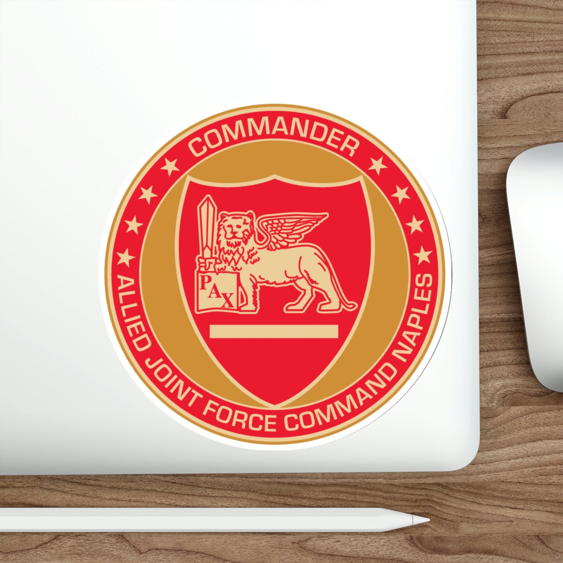 CAJFC Naples Commander Allied Joint Forces (U.S. Navy) STICKER Vinyl Die-Cut Decal-The Sticker Space