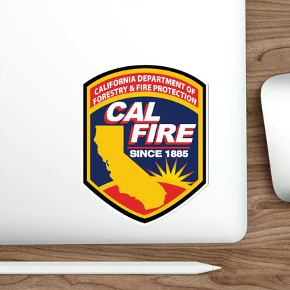 CAL FIRE STICKER Vinyl Die-Cut Decal-The Sticker Space