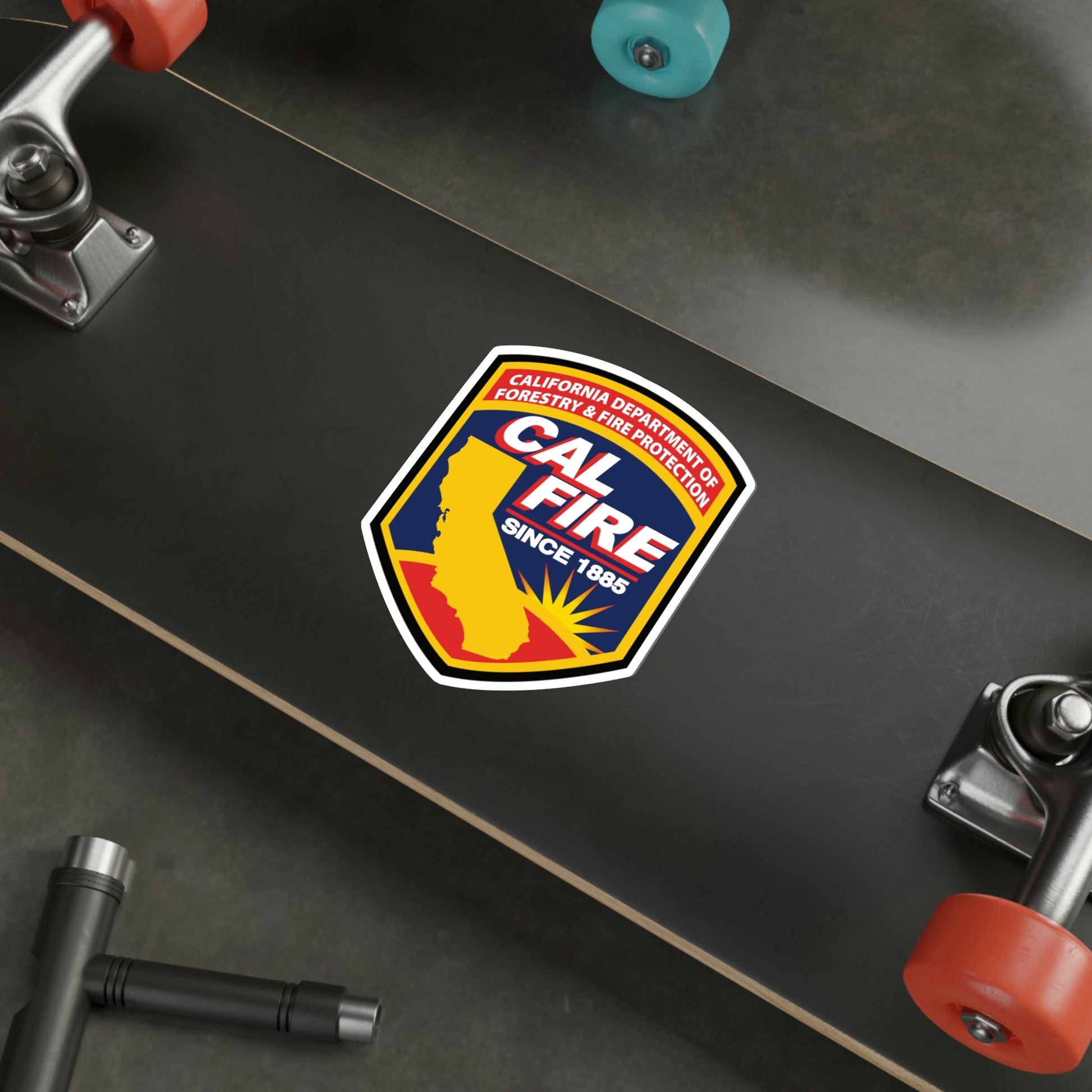 CAL FIRE STICKER Vinyl Die-Cut Decal-The Sticker Space