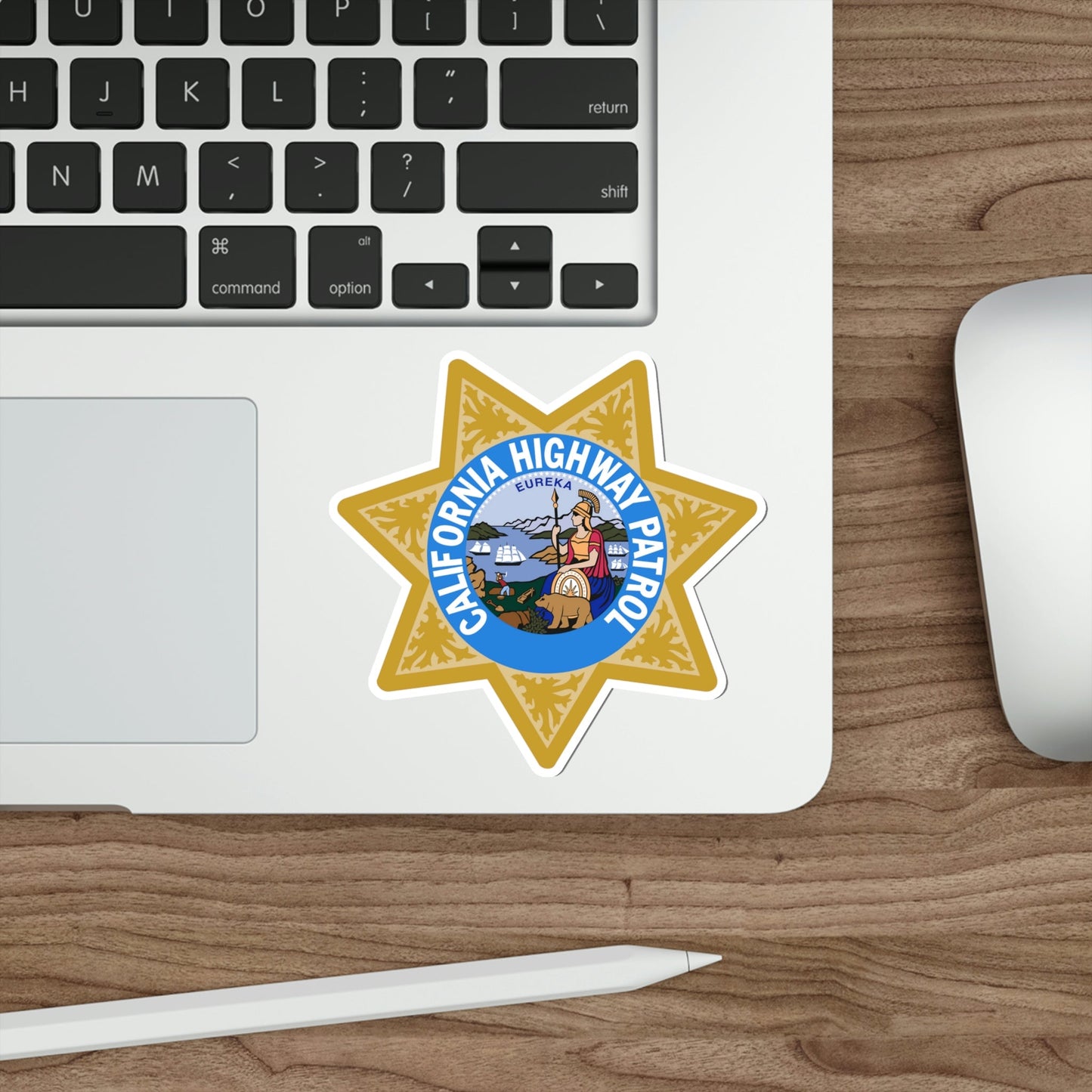 California Highway Patrol STICKER Vinyl Die-Cut Decal-The Sticker Space