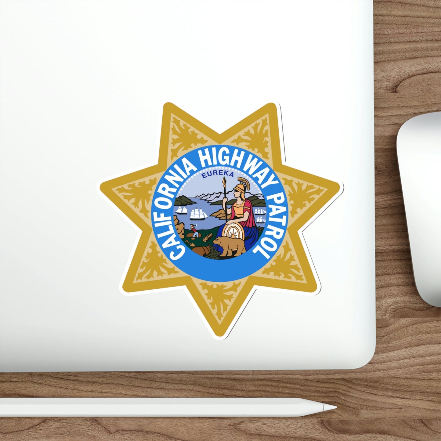 California Highway Patrol STICKER Vinyl Die-Cut Decal-The Sticker Space