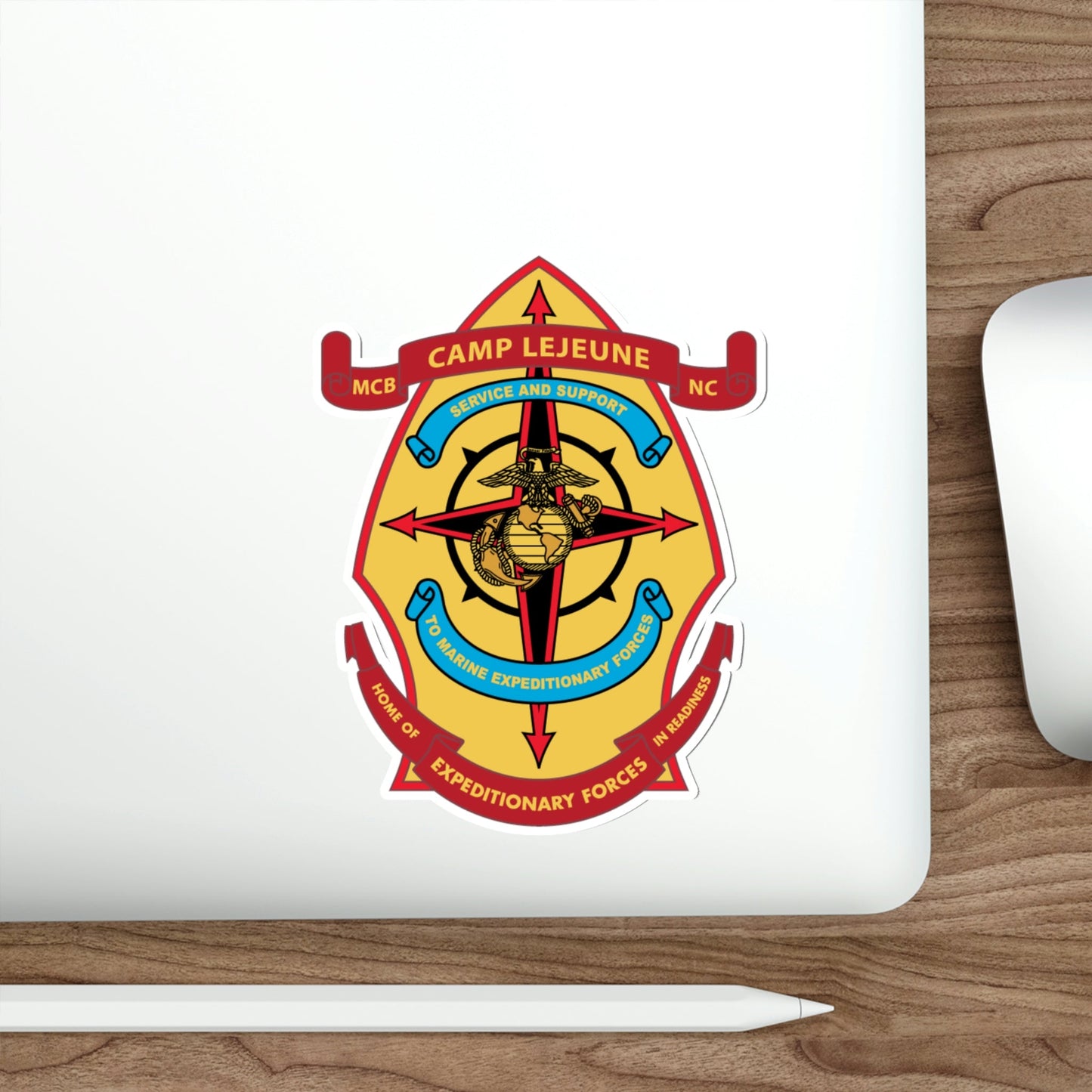 Camp Lejeune Expeditionary (USMC) STICKER Vinyl Die-Cut Decal-The Sticker Space