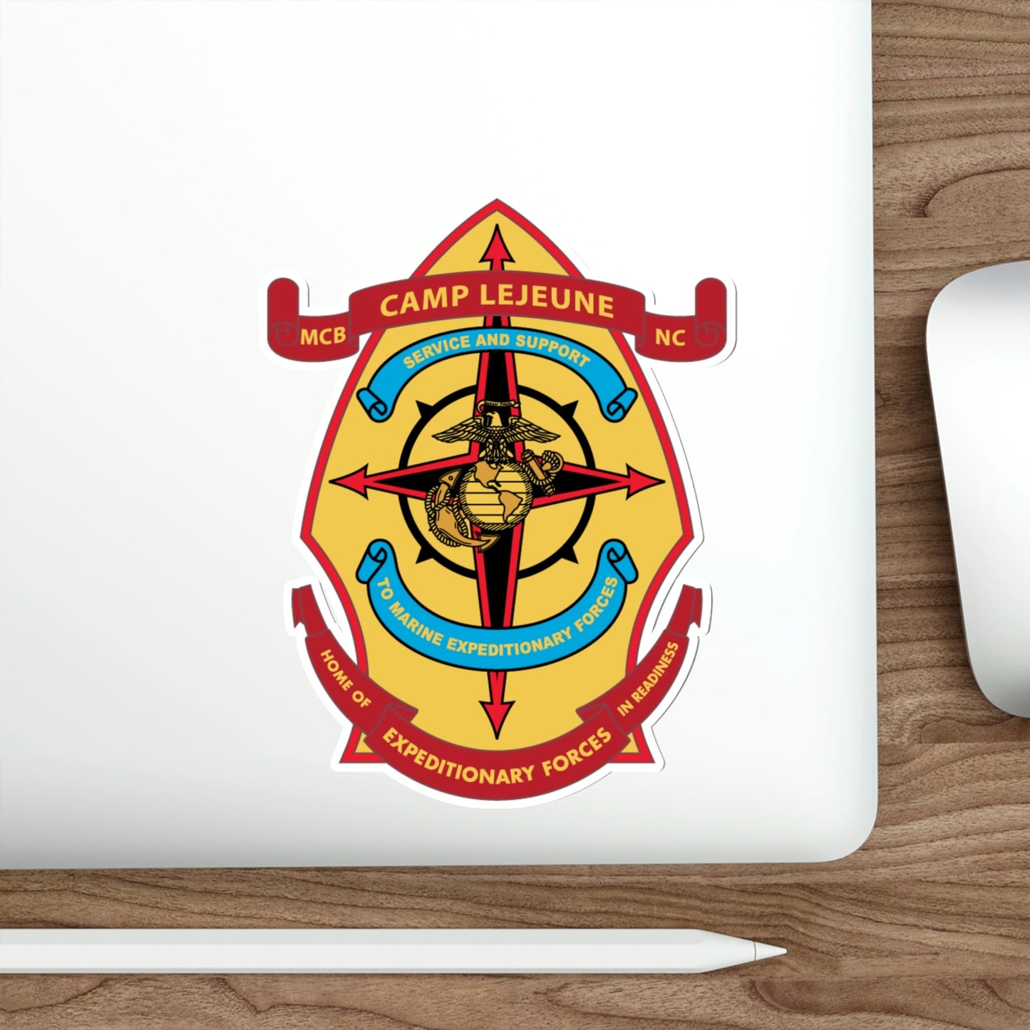 Camp Lejeune Expeditionary (USMC) STICKER Vinyl Die-Cut Decal-The Sticker Space