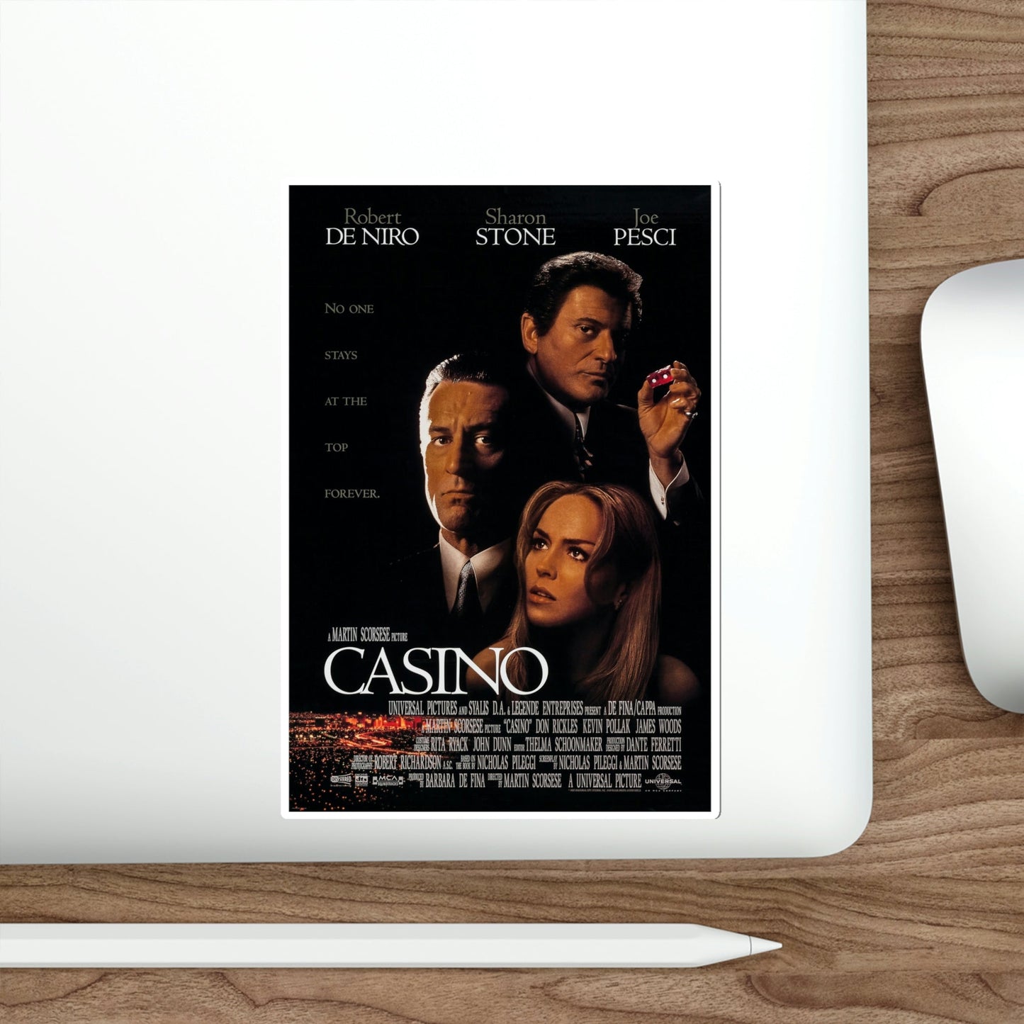 Casino 1995 Movie Poster STICKER Vinyl Die-Cut Decal-The Sticker Space