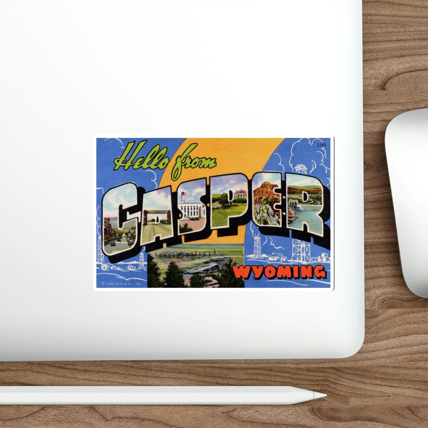 Casper Wyoming (Greeting Cards) STICKER Vinyl Die-Cut Decal-The Sticker Space