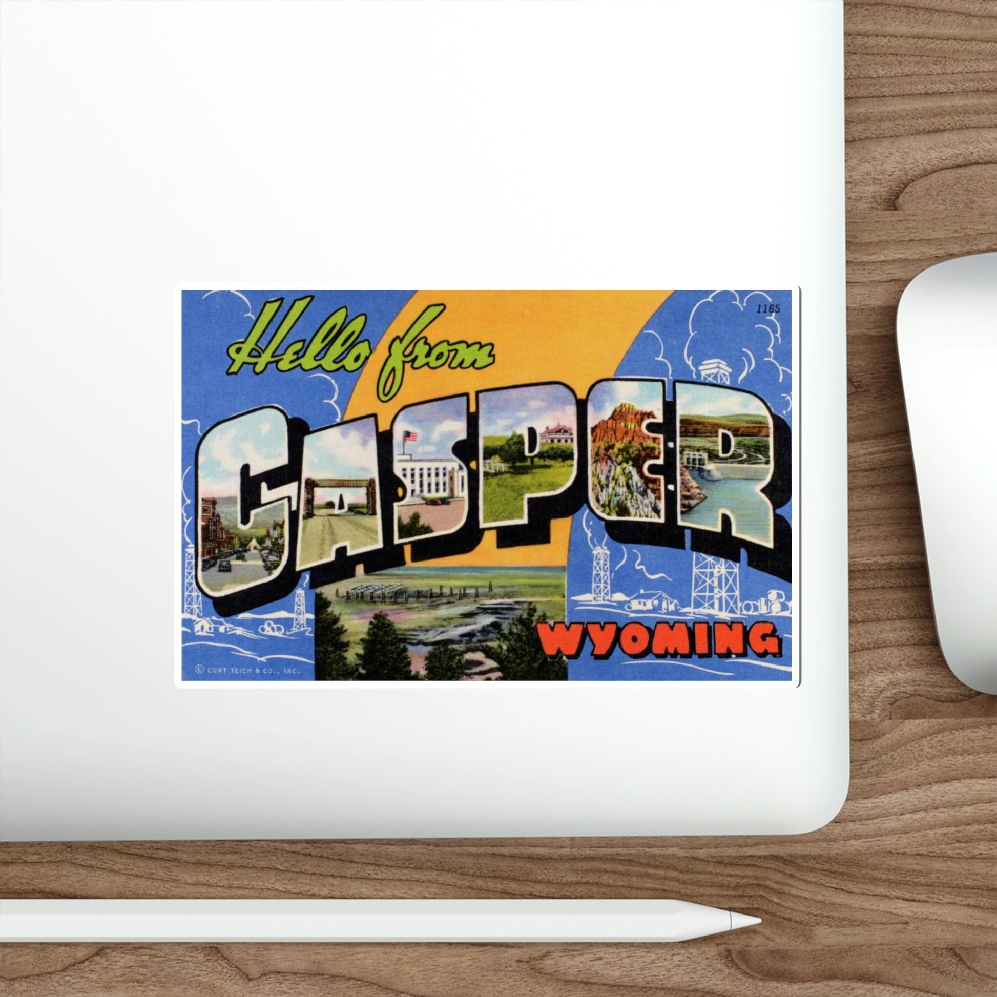 Casper Wyoming (Greeting Cards) STICKER Vinyl Die-Cut Decal-The Sticker Space