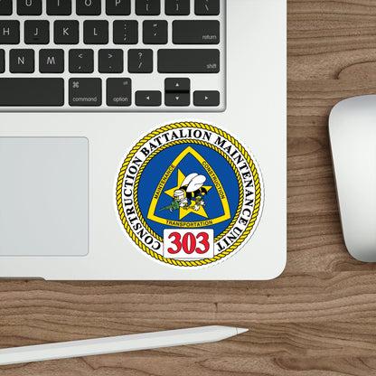 CBMU 303 (U.S. Navy) STICKER Vinyl Die-Cut Decal-The Sticker Space