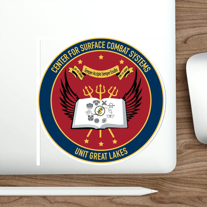 Center For Service Combat Systems Unit Great Lakes (U.S. Navy) STICKER Vinyl Die-Cut Decal-The Sticker Space